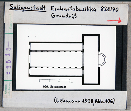 Vorschaubild Seligenstadt: Einhardtsbasilika, Grundriss 